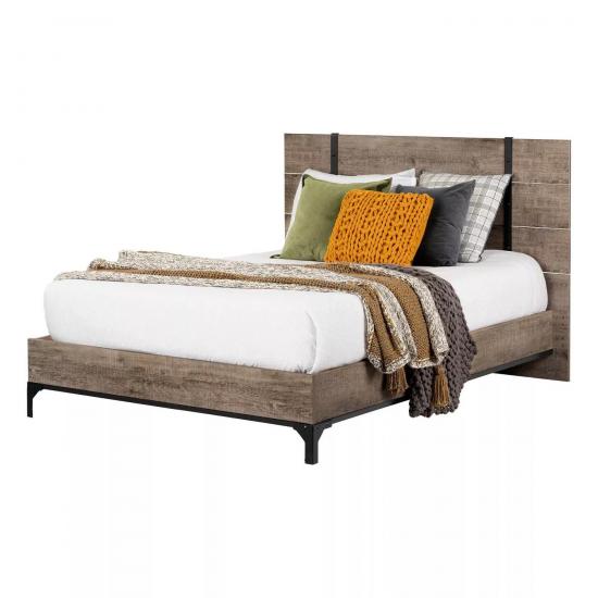 modern wood king bed